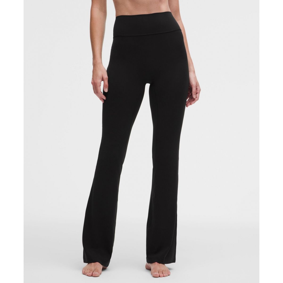 룰루레몬(LULULEMON) 그루브 노라인 하이라이즈 플레어드 팬츠  BLK