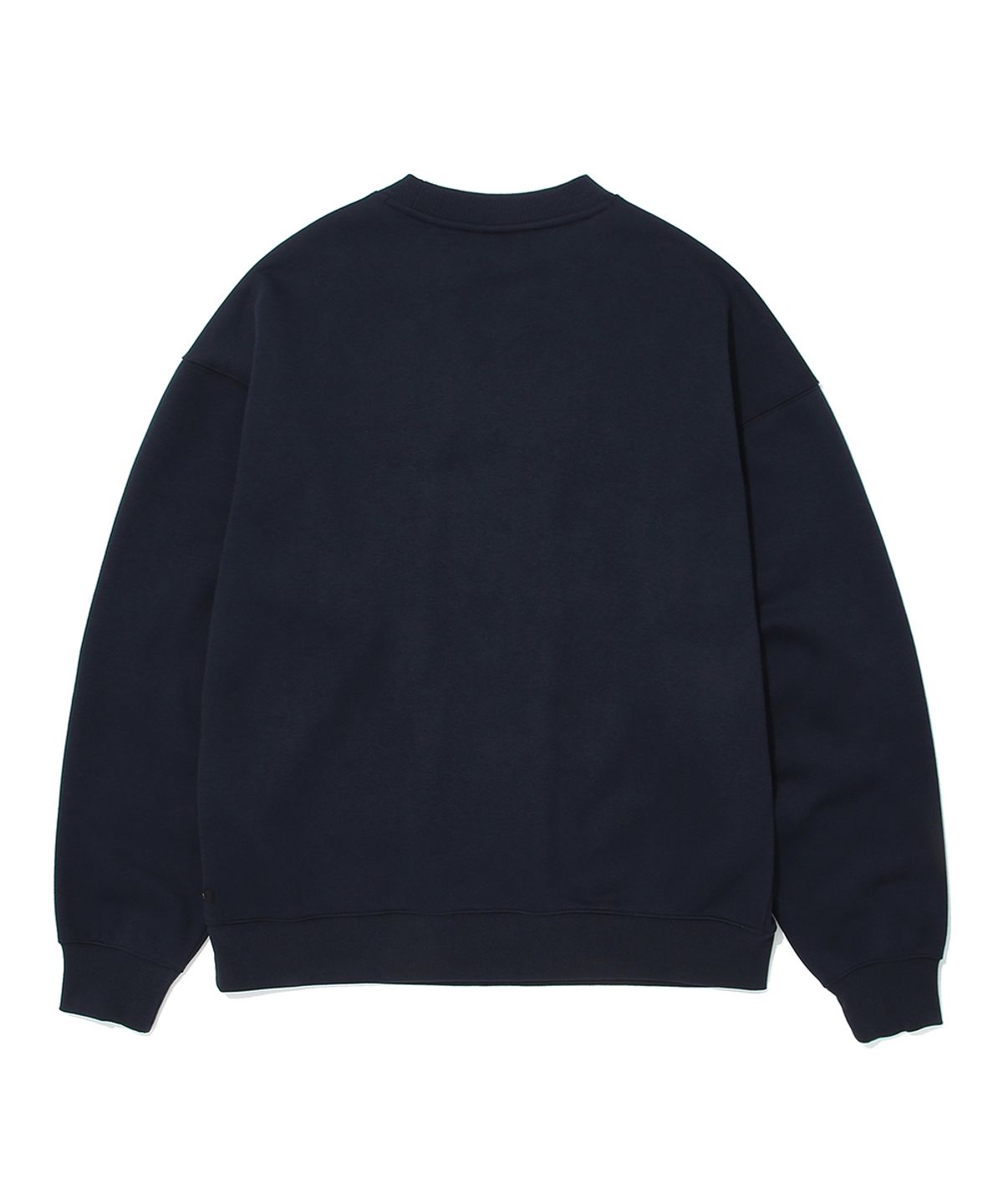 쿨트(KULTE) LETTERING CHAIN EMB CREWNECK_NAVY
