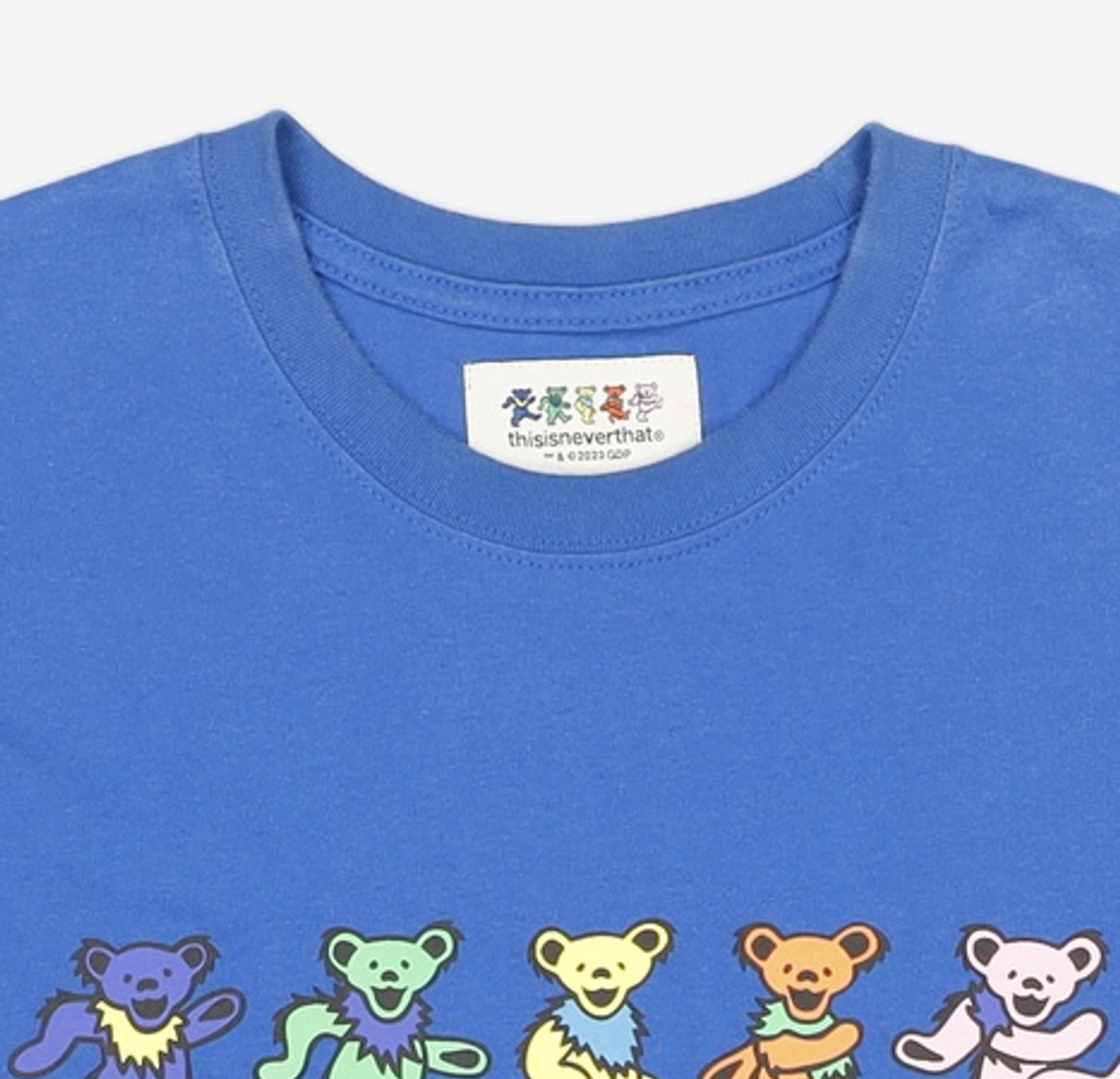 디스이즈네버댓(THISISNEVERTHAT) GD Dancing Bears Tee Blue L