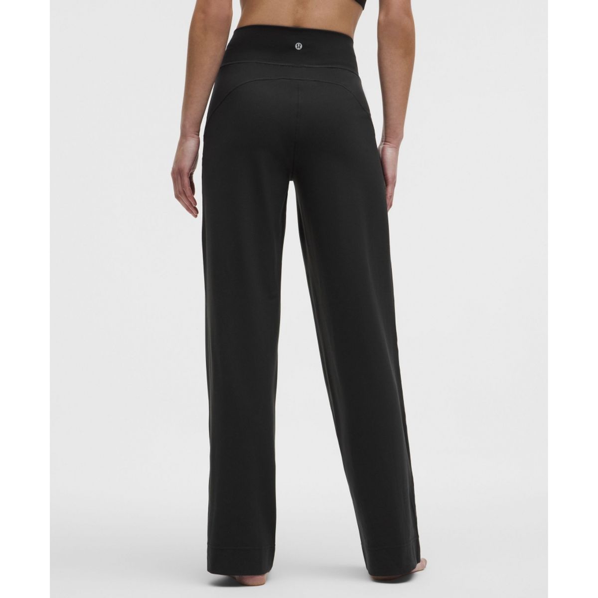 룰루레몬(LULULEMON) 그루브 하이라이즈 와이드 레그 팬츠 *아시아 핏  BLK