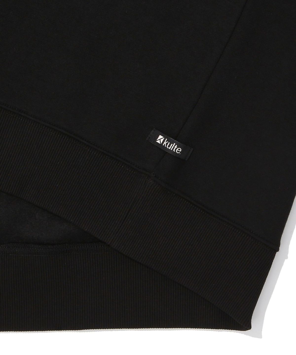 쿨트(KULTE) LETTERING CHAIN EMB CREWNECK_BLACK