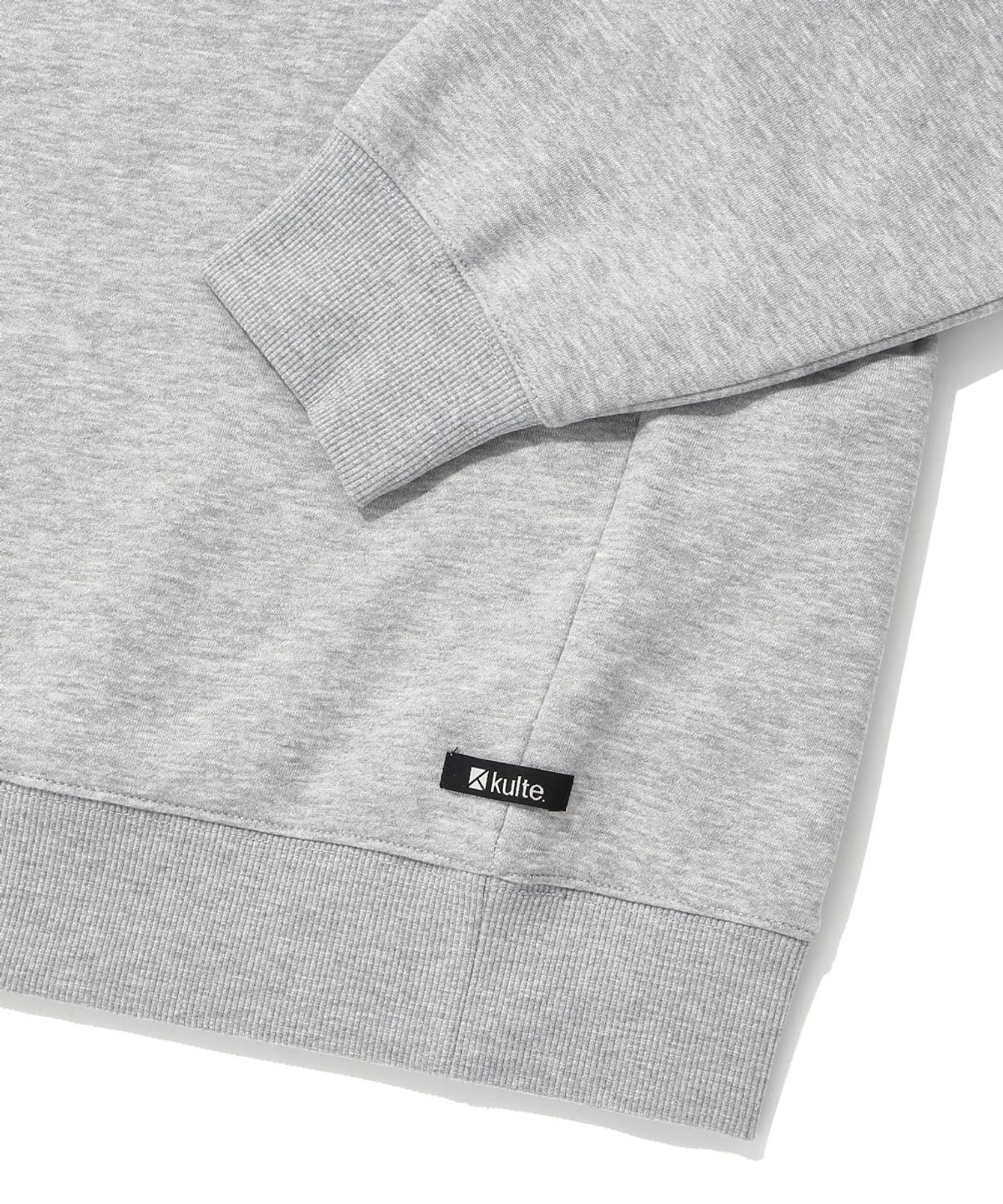 쿨트(KULTE) FLOCKING LETTERING CREWNECK_M.GREY