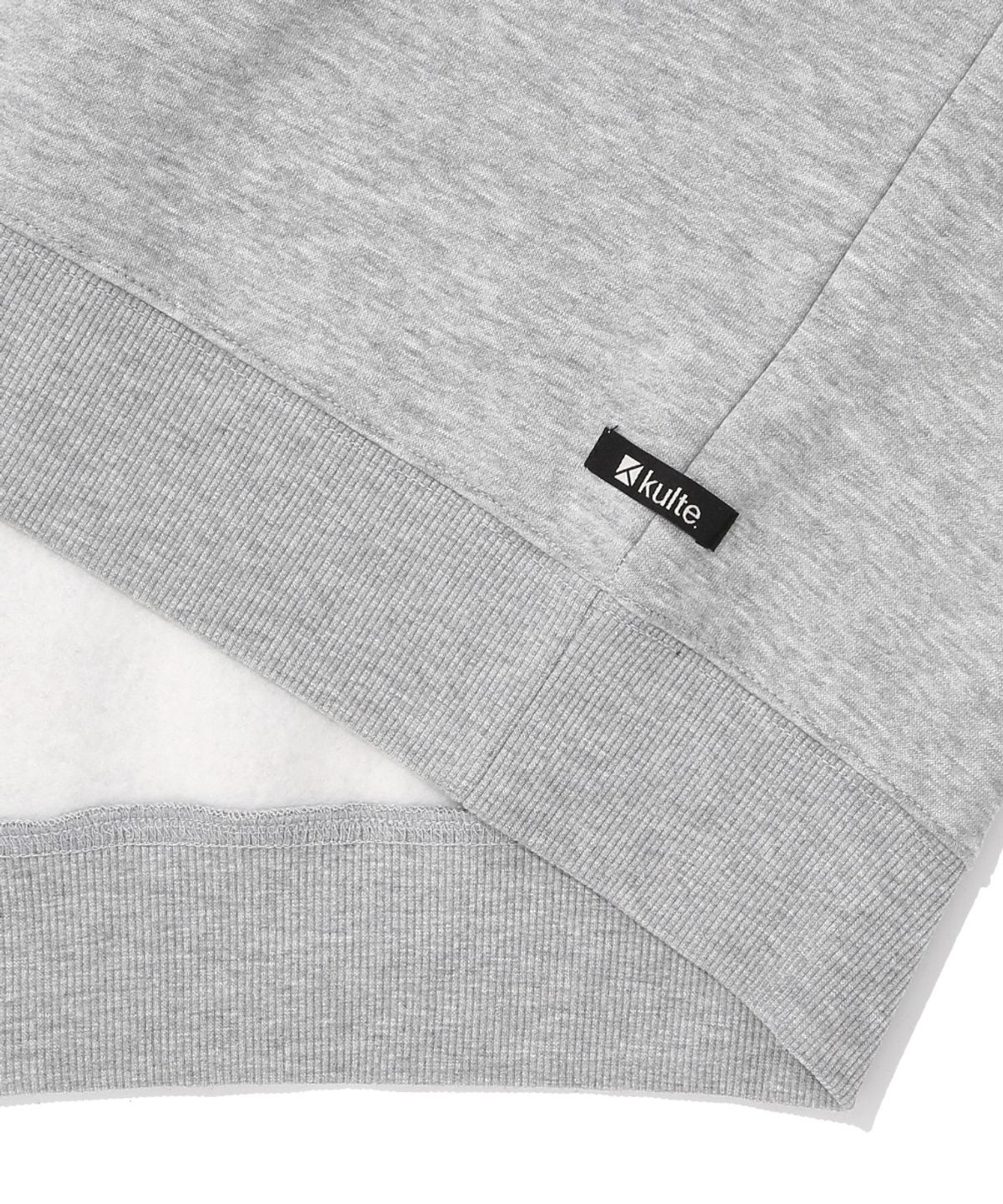 쿨트(KULTE) FLOCKING LETTERING CREWNECK_M.GREY
