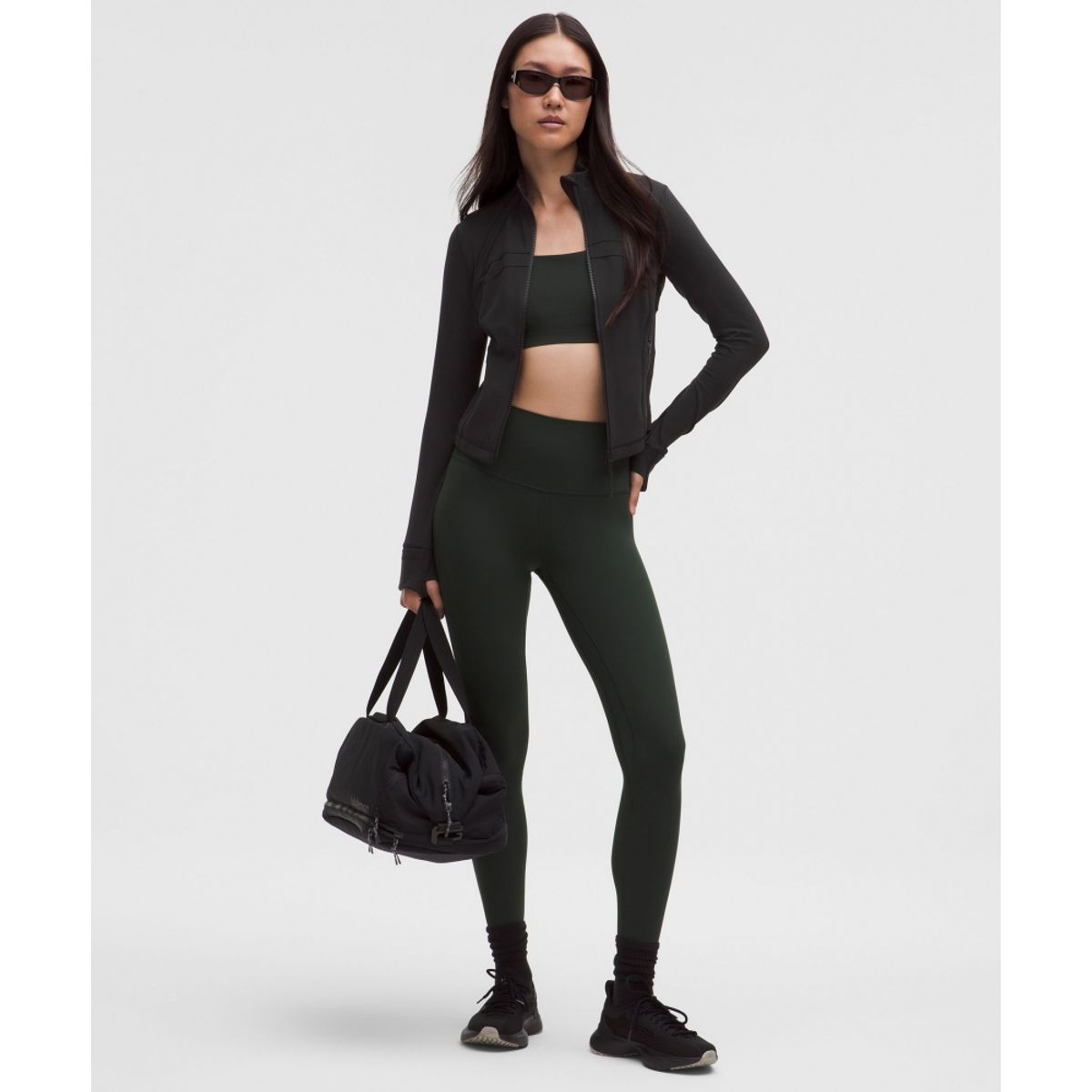룰루레몬(LULULEMON) 디파인 크롭 재킷 *Nulu  BLK