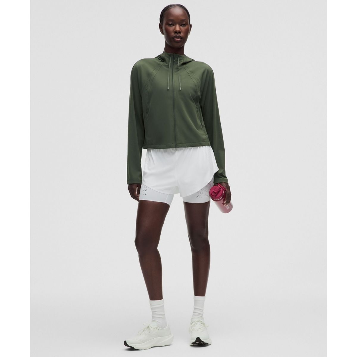 룰루레몬(LULULEMON) 슬릭 퍼포레이티드 러닝 재킷  SYEG