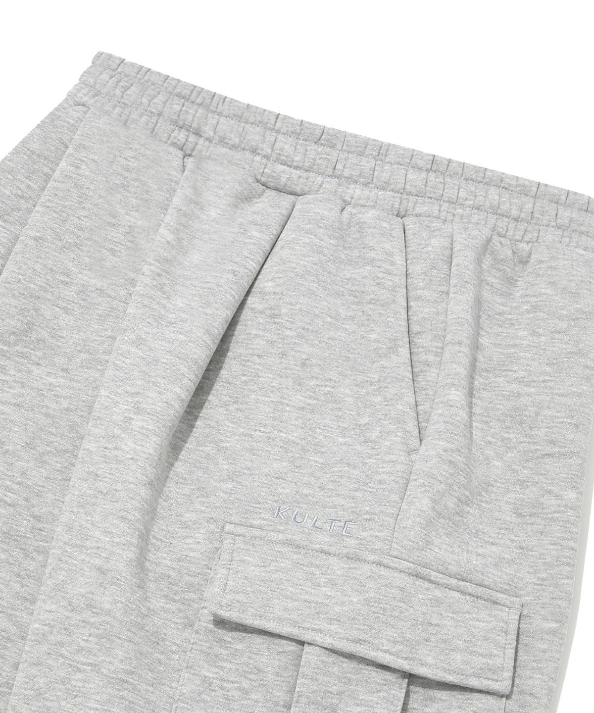 쿨트(KULTE) DAILY FLEECE CARGO PANTS_M.GREY