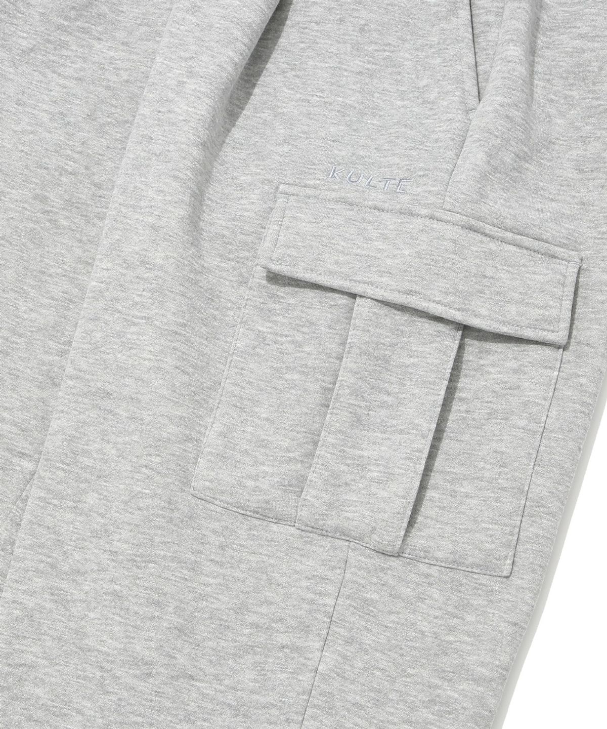 쿨트(KULTE) DAILY FLEECE CARGO PANTS_M.GREY