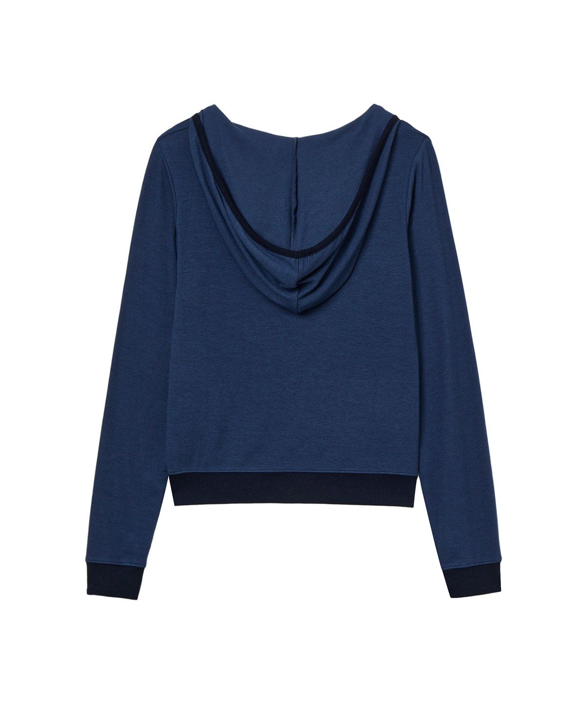 다이닛(DEINET) V-NECK HOODIE IN NAVY