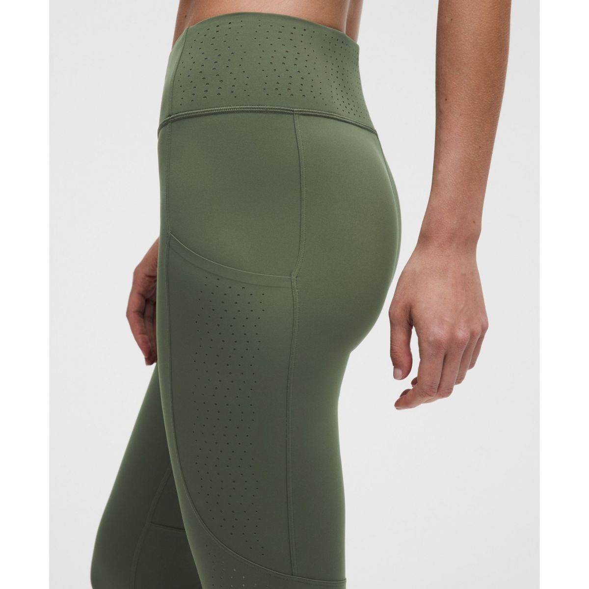 룰루레몬(LULULEMON) Nulux 퍼포레이티드 하이라이즈 타이츠 25inch  SYEG