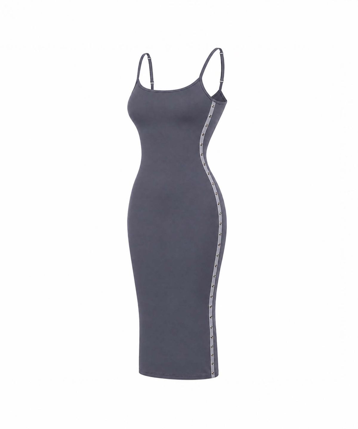 로페즈(LOPEZ) Hourglass eyelet dress (grey)