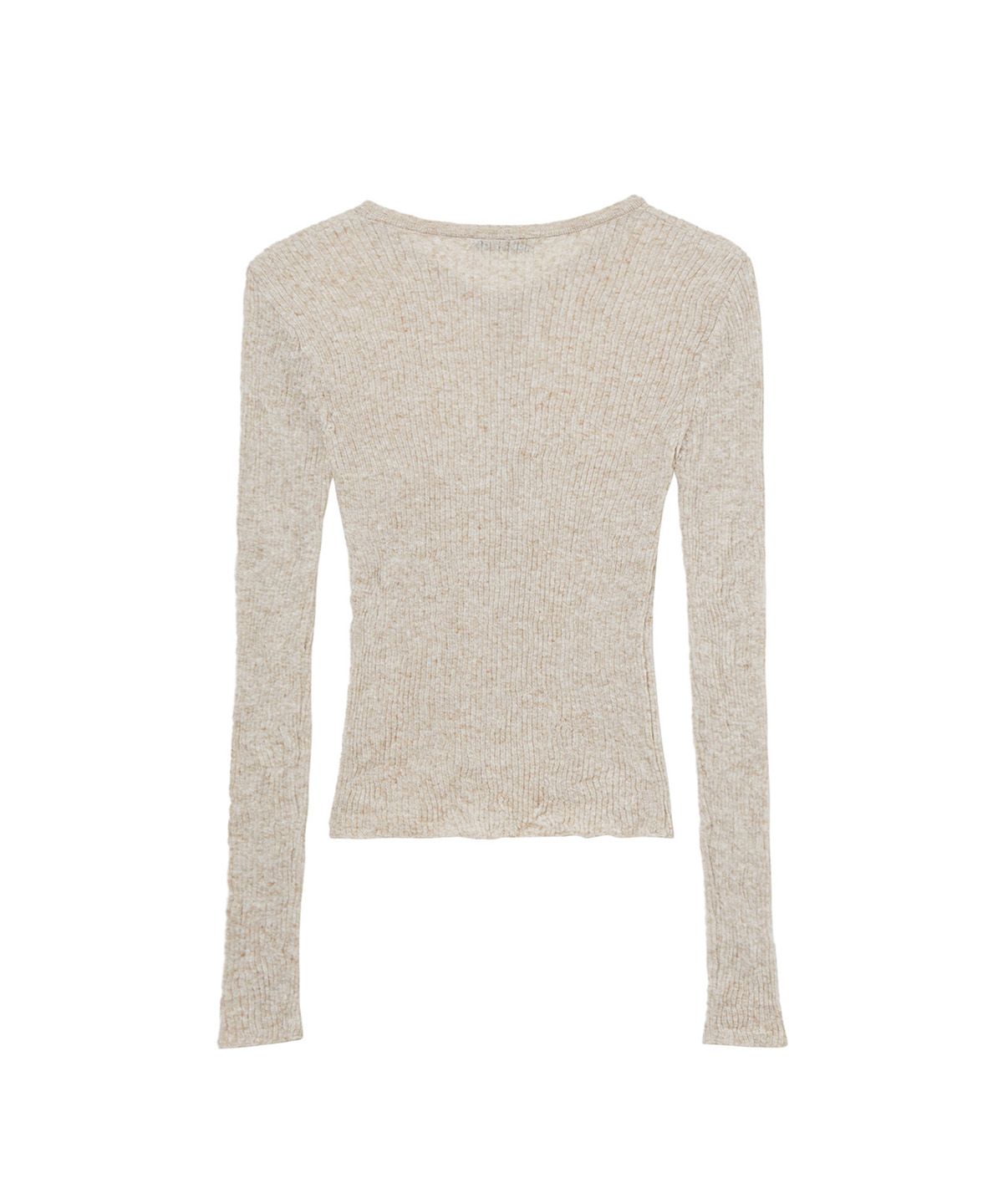 다이닛(DEINET) BUTTON POINT PLEATS CARDIGAN IN BEIGE