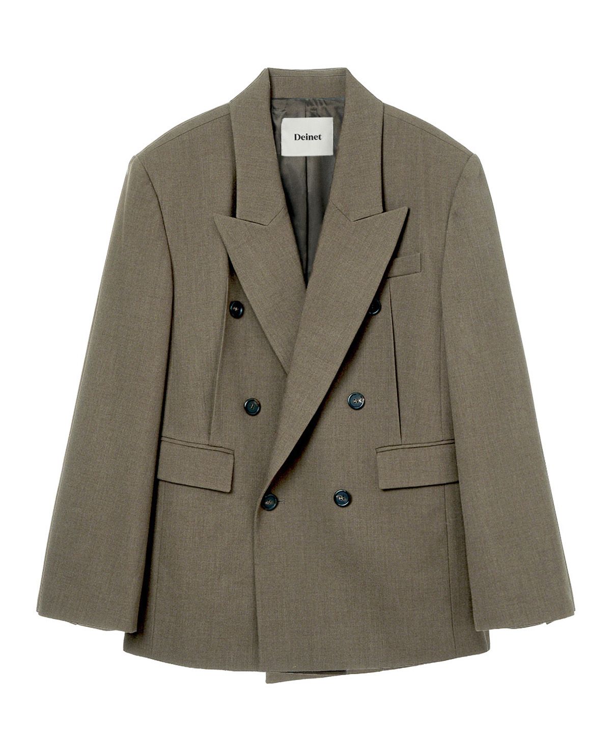 다이닛(DEINET) DOUBLE JACKET IN BROWN