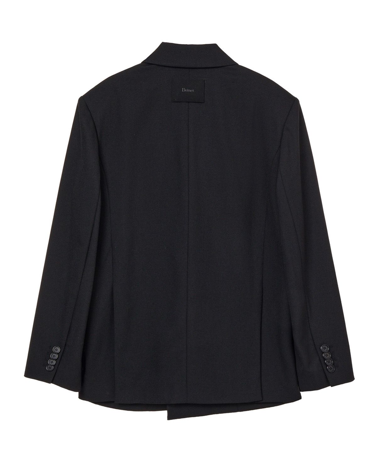 다이닛(DEINET) DOUBLE JACKET IN BLACK