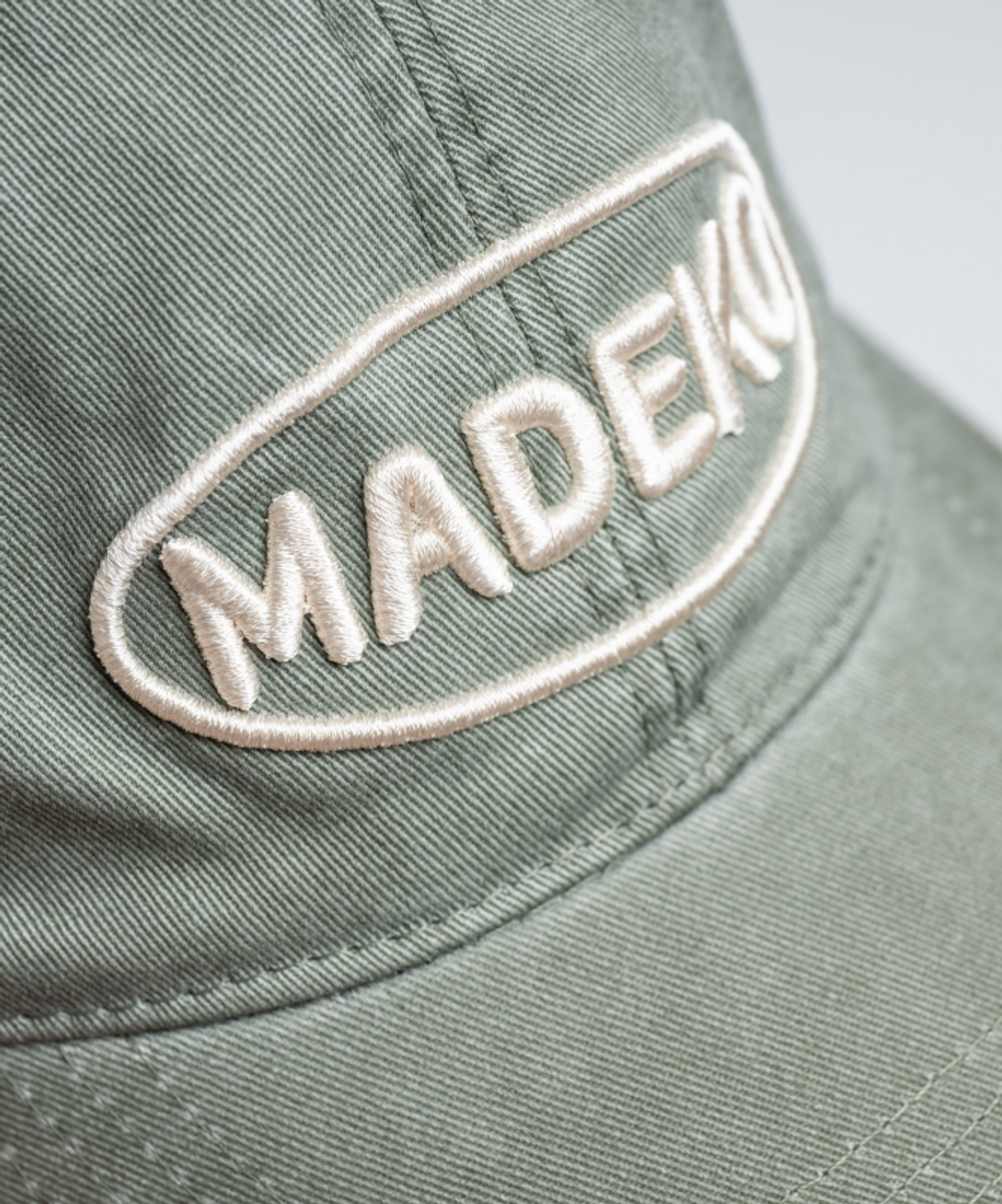 마데코(MADEKO) BALL CAP_WASHING OLIVE GREEN
