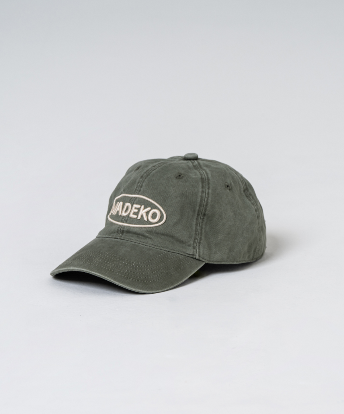 마데코(MADEKO) BALL CAP_WASHING OLIVE GREEN