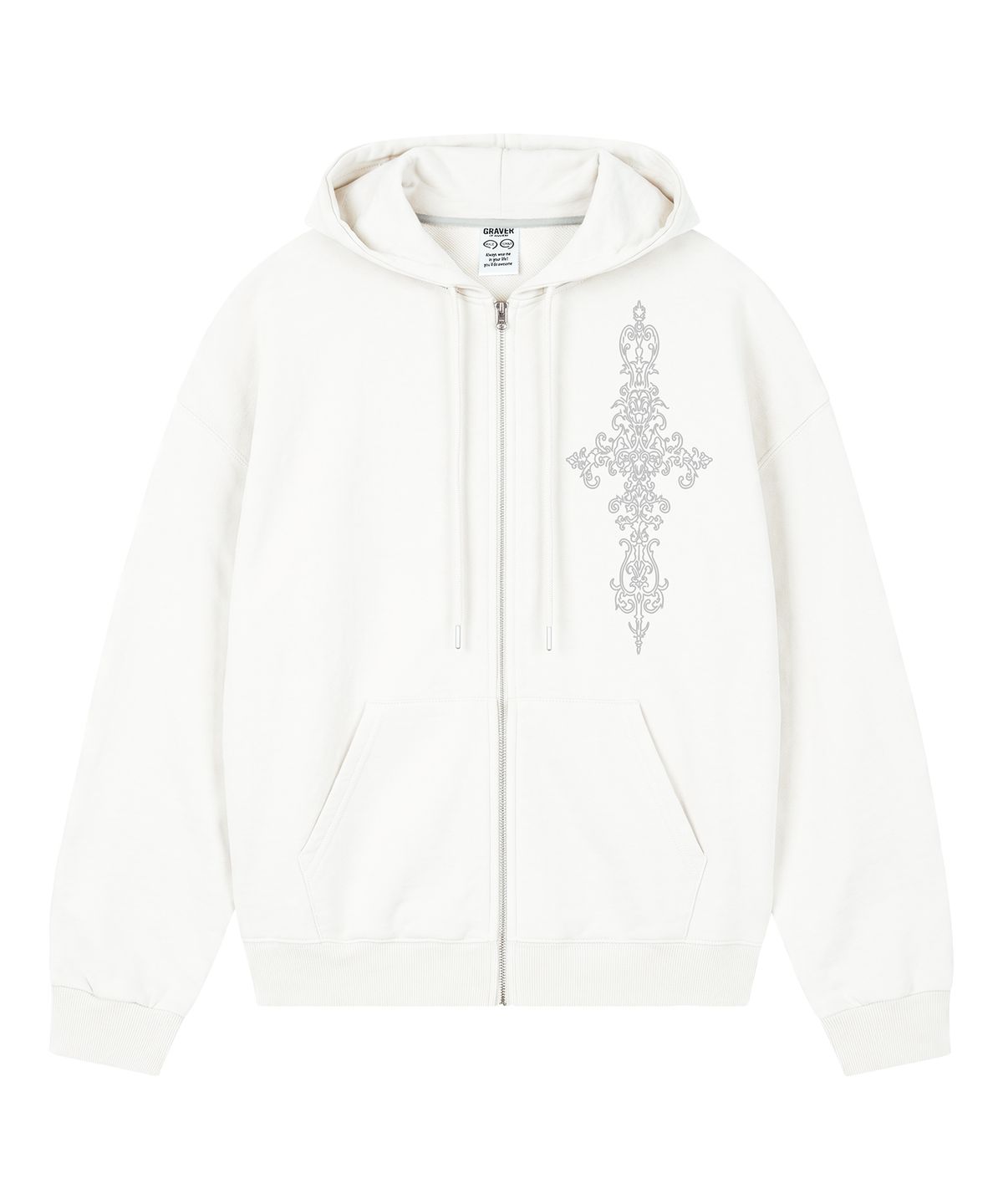 그레이버(GRAVER) [UNISEX]SIM CROSS 후드집업_4color