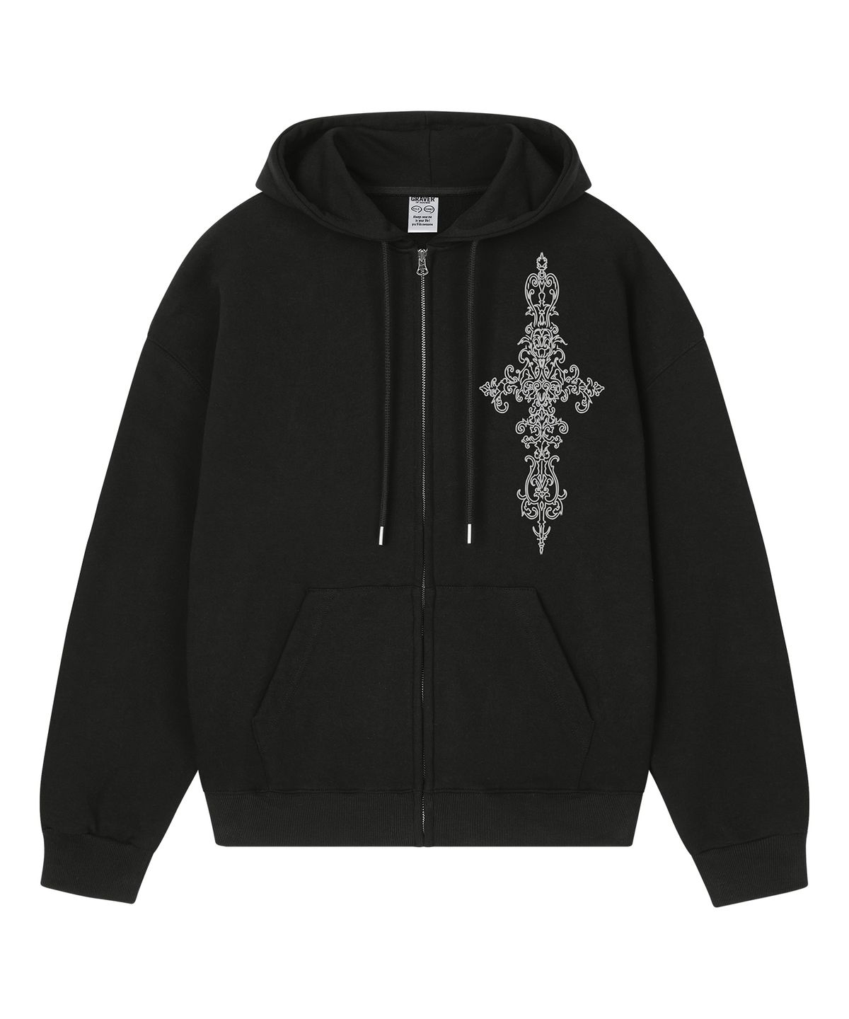 그레이버(GRAVER) [UNISEX]SIM CROSS 후드집업_4color