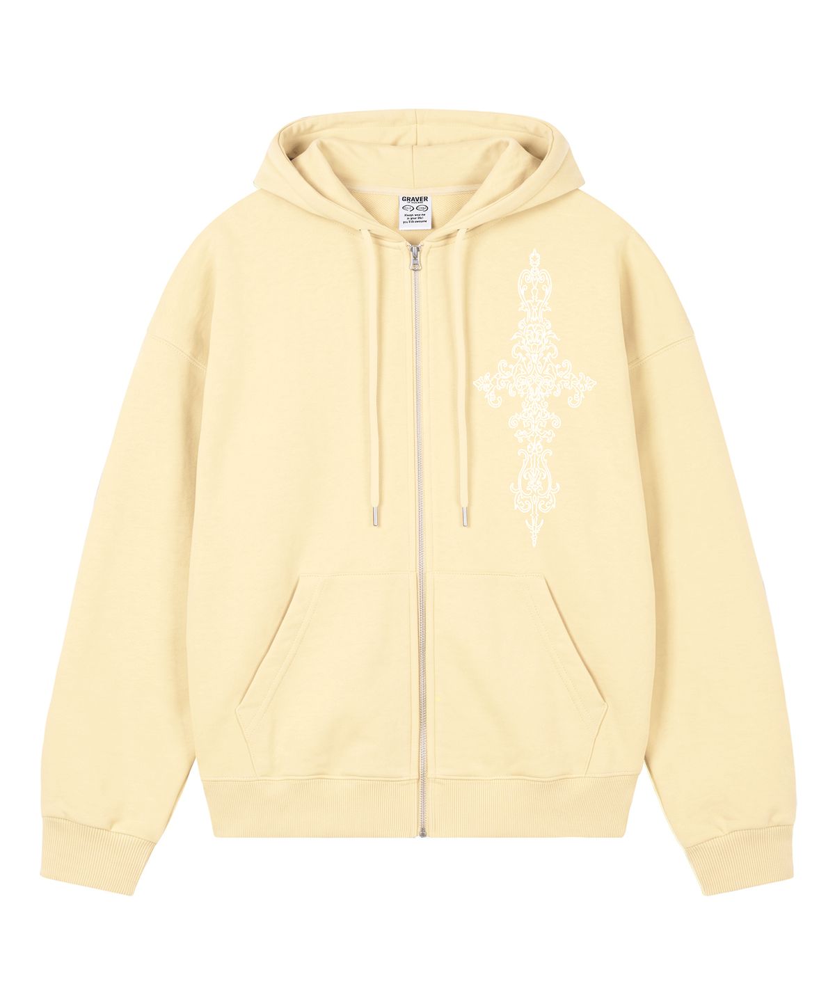 그레이버(GRAVER) [UNISEX]SIM CROSS 후드집업_4color