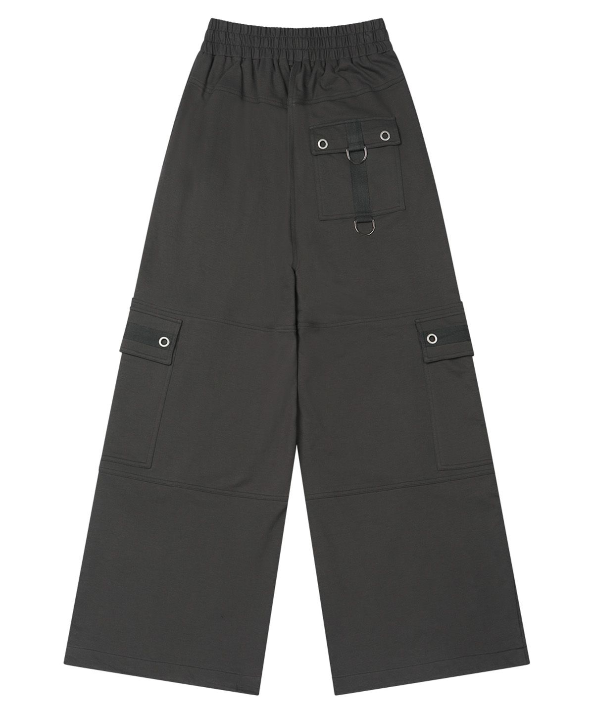 다이닛(DEINET) METAL DETAIL SWEAT PANTS IN CHARCOAL