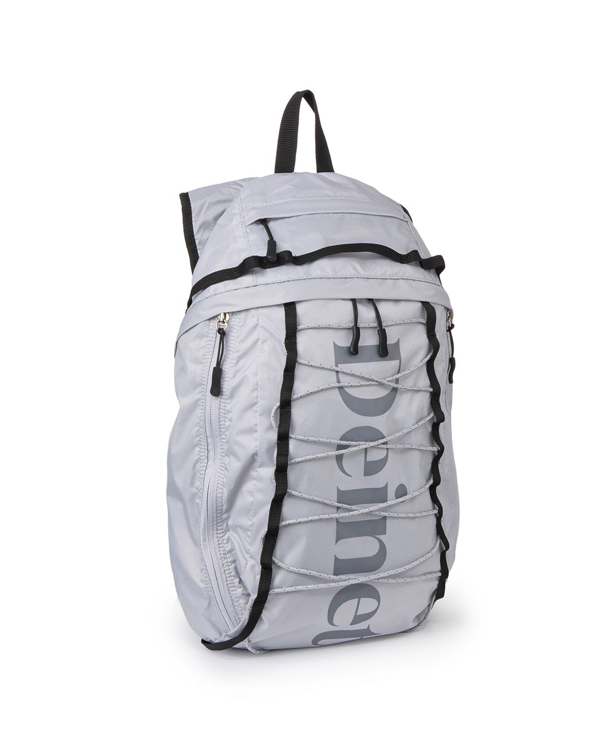 다이닛(DEINET) NYLON ESSENTIAL LOGO BACKPACK IN GREY