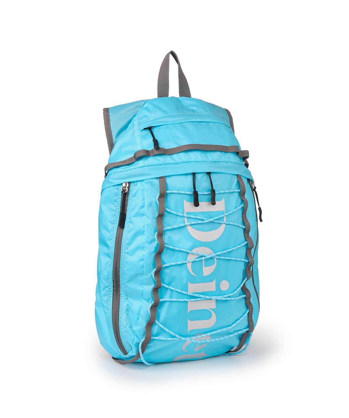 다이닛(DEINET) NYLON ESSENTIAL LOGO BACKPACK IN BLUE