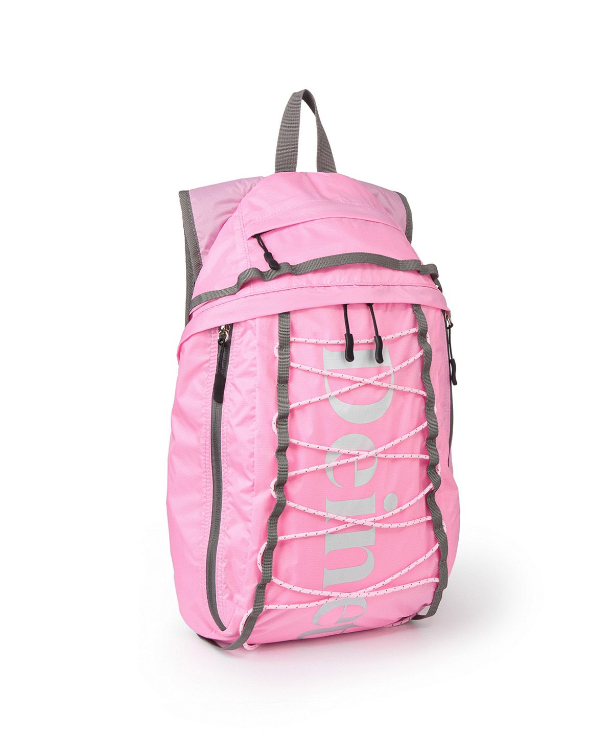 다이닛(DEINET) NYLON ESSENTIAL LOGO BACKPACK IN PINK