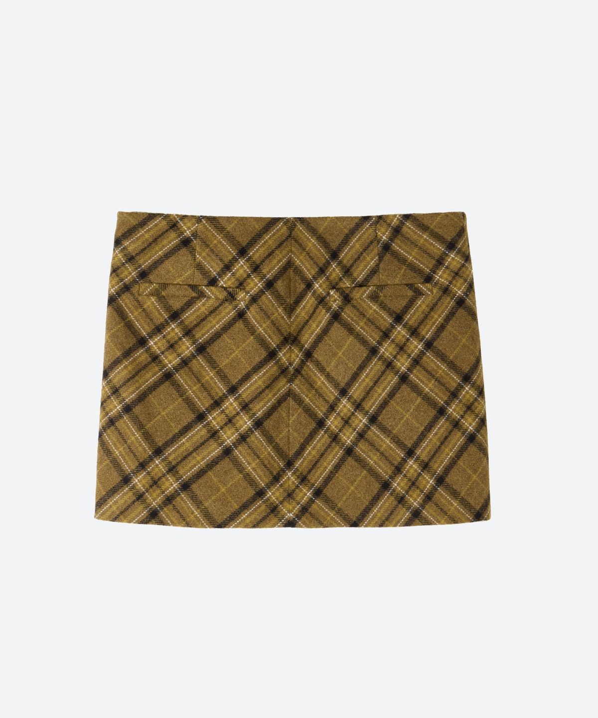 문선 아카이브(MOONSUN ARCHIVE) MJ Check Mini Skirt / YELLOW