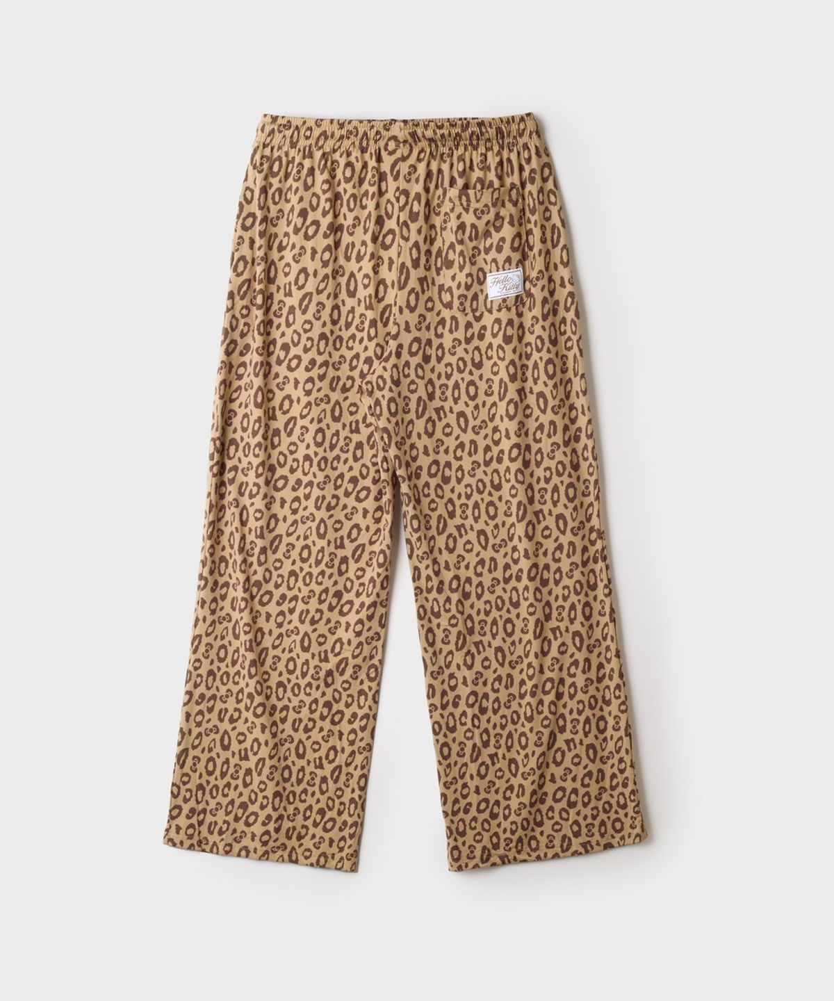 스파오(SPAO) [헬로키티] 레오파드 피치스판 잠옷바지(Brown)_SPPPG49U10