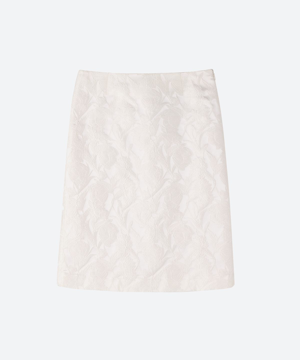 문선 아카이브(MOONSUN ARCHIVE) MJ Floral Jacquard Midi Skirt / WHITE