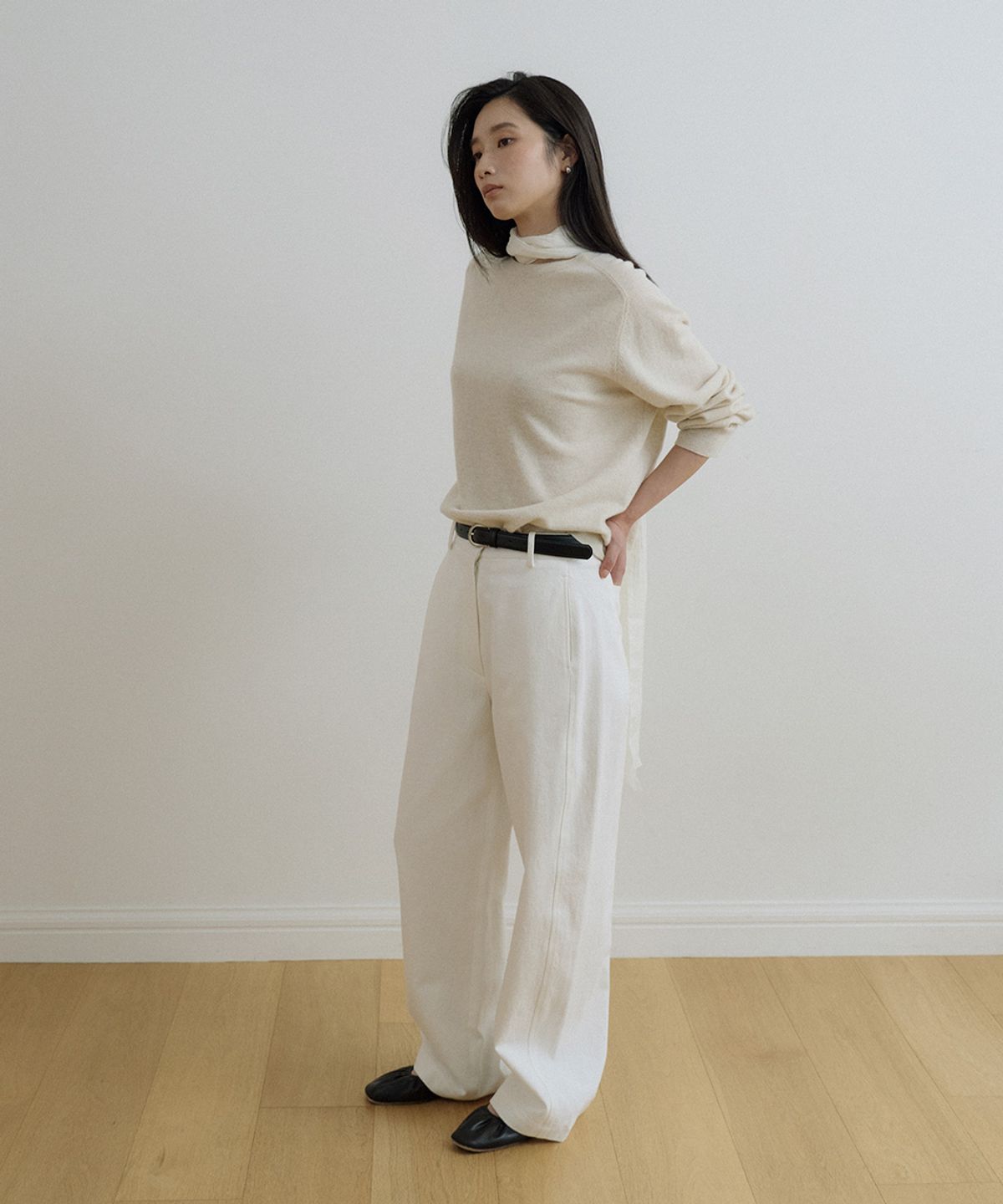 링서울(LINGSEOUL) wool raglan knit-oatmeal