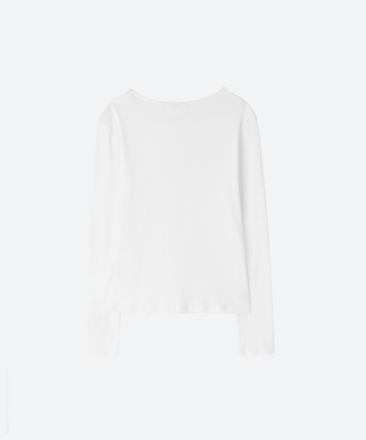 문선 아카이브(MOONSUN ARCHIVE) MJ Slim Fit Long Sleeve T-Shirt / WHITE