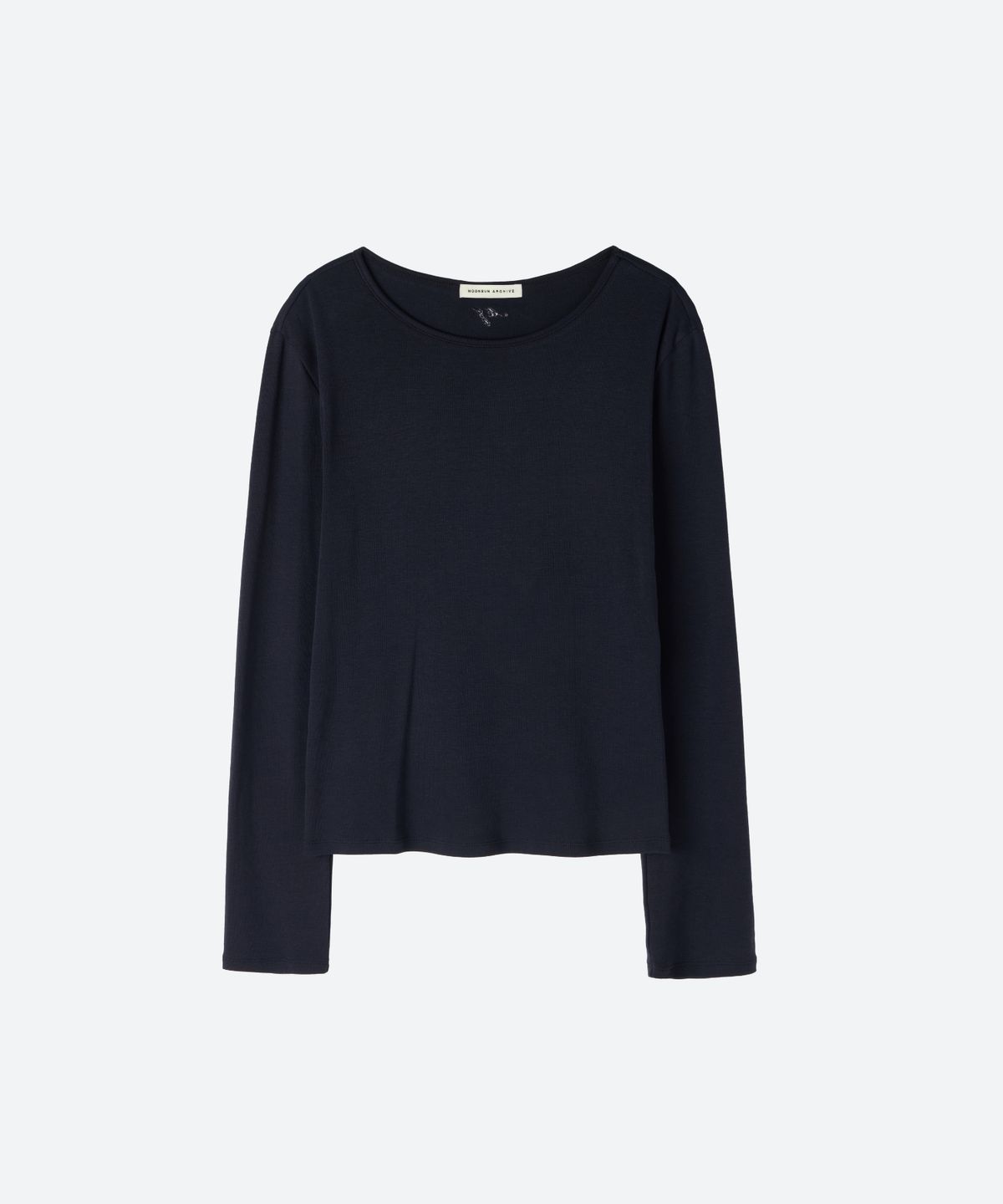 문선 아카이브(MOONSUN ARCHIVE) MJ Slim Fit Long Sleeve T-Shirt / NAVY