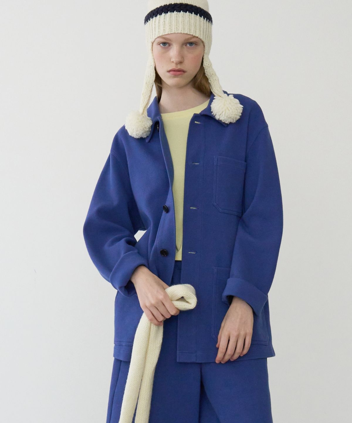 문선 아카이브(MOONSUN ARCHIVE) MJ Sweat French Jacket / BLUE