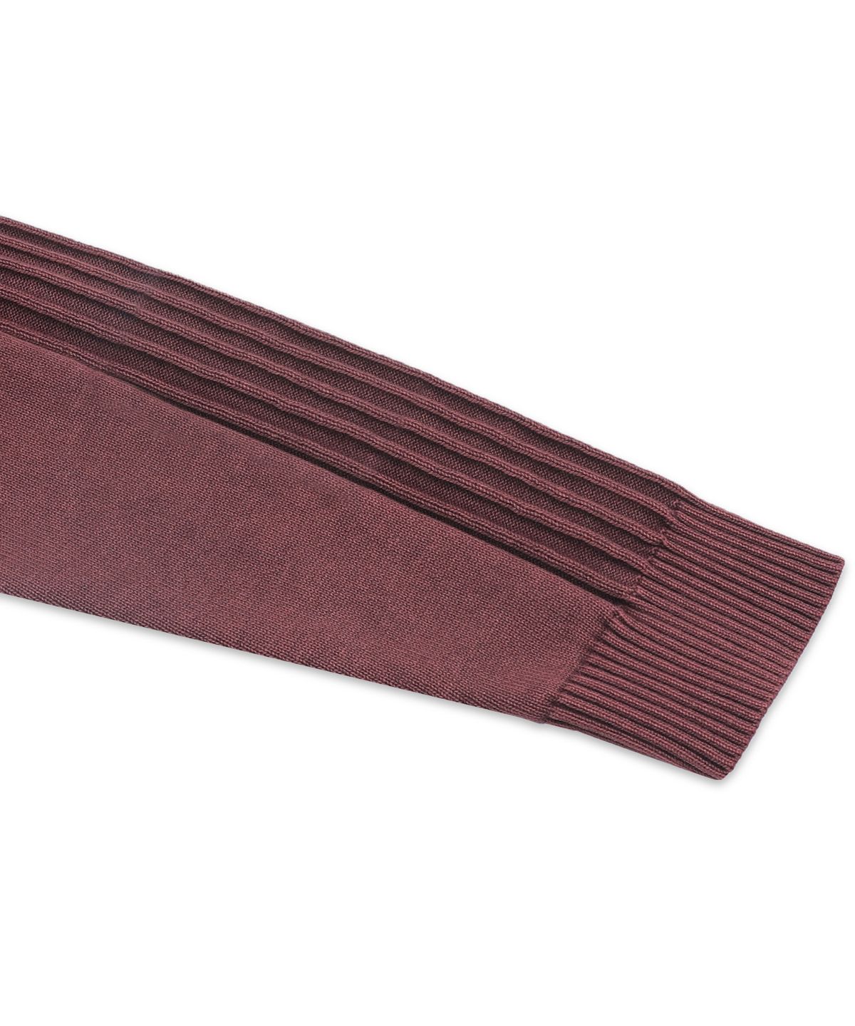 엑스톤즈(XTONZ) XTK184 슬림핏 빈티지 워싱 니트 집업 (BURGUNDY)