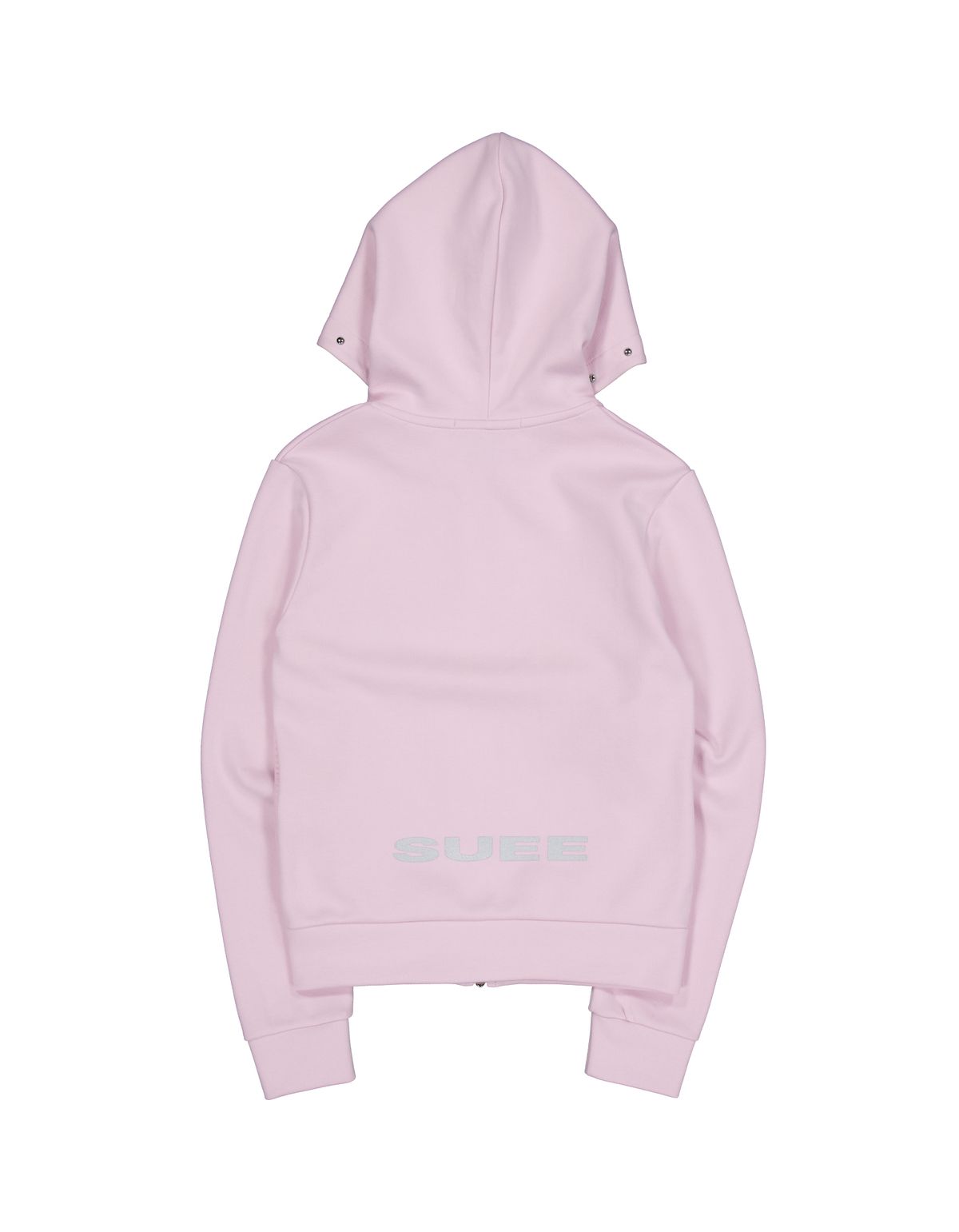셋업이엑스이(SETUP-EXE) SKULL RABBIT SLIM HOODIE ZIP-UP / BABY PINK