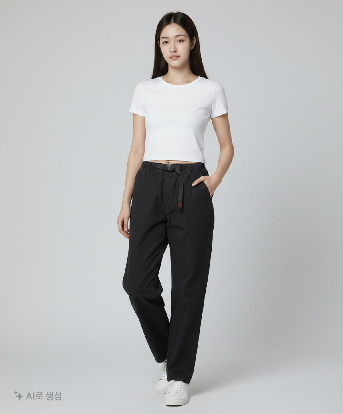 그라미치(GRAMICCI) 와이드 테이퍼드 팬츠 웨더 Black S