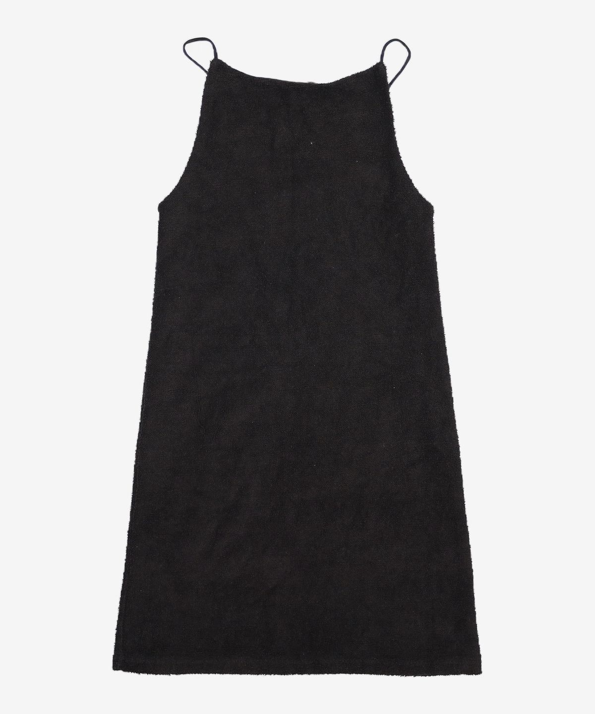레스트앤레크레이션(REST&RECREATION) RR LOGO TERRY MINI DRESS BLACK ONE