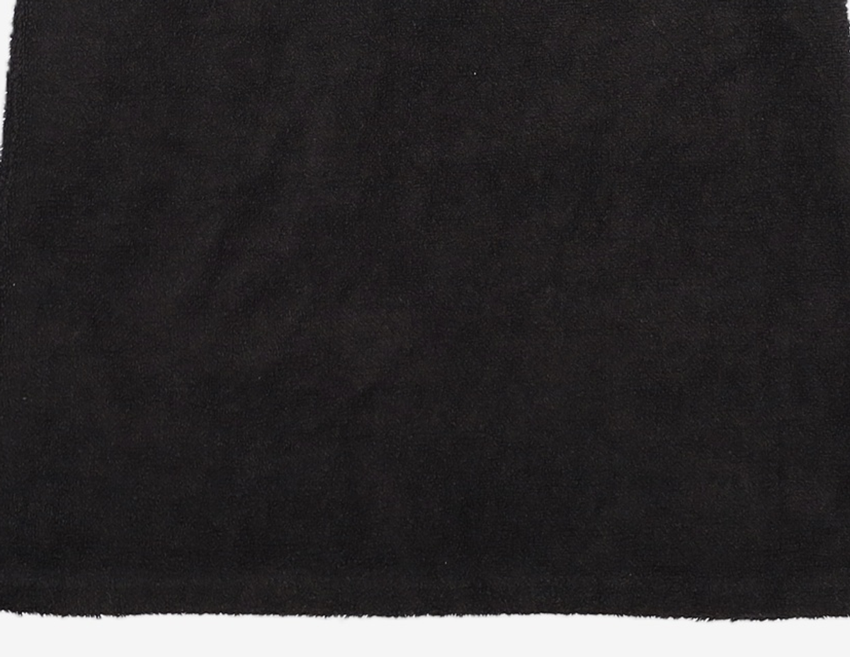 레스트앤레크레이션(REST&RECREATION) RR LOGO TERRY MINI DRESS BLACK ONE