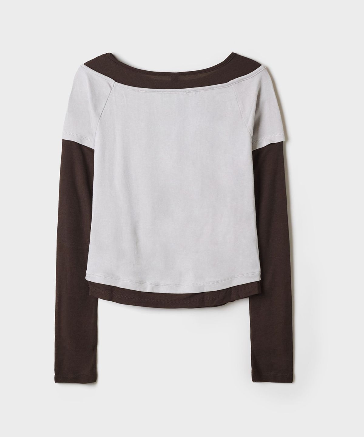 스파오(SPAO) 보트넥 레이어드 긴팔티_SPLWG49G08