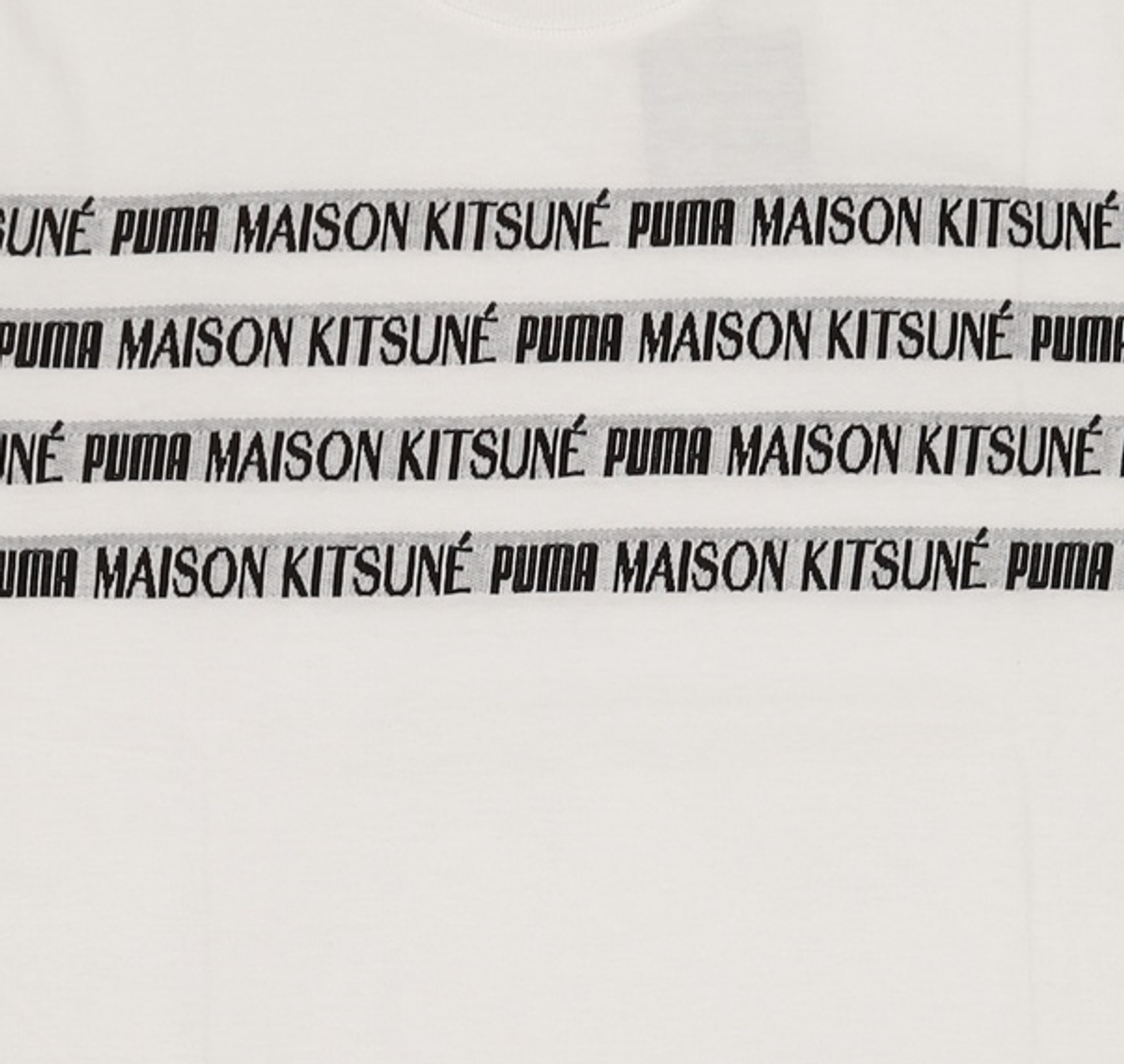 푸마(PUMA) 푸마 X 메종 키츠네 엔지니어드 반소매 티셔츠 - 화이트 / 532328-02 XL