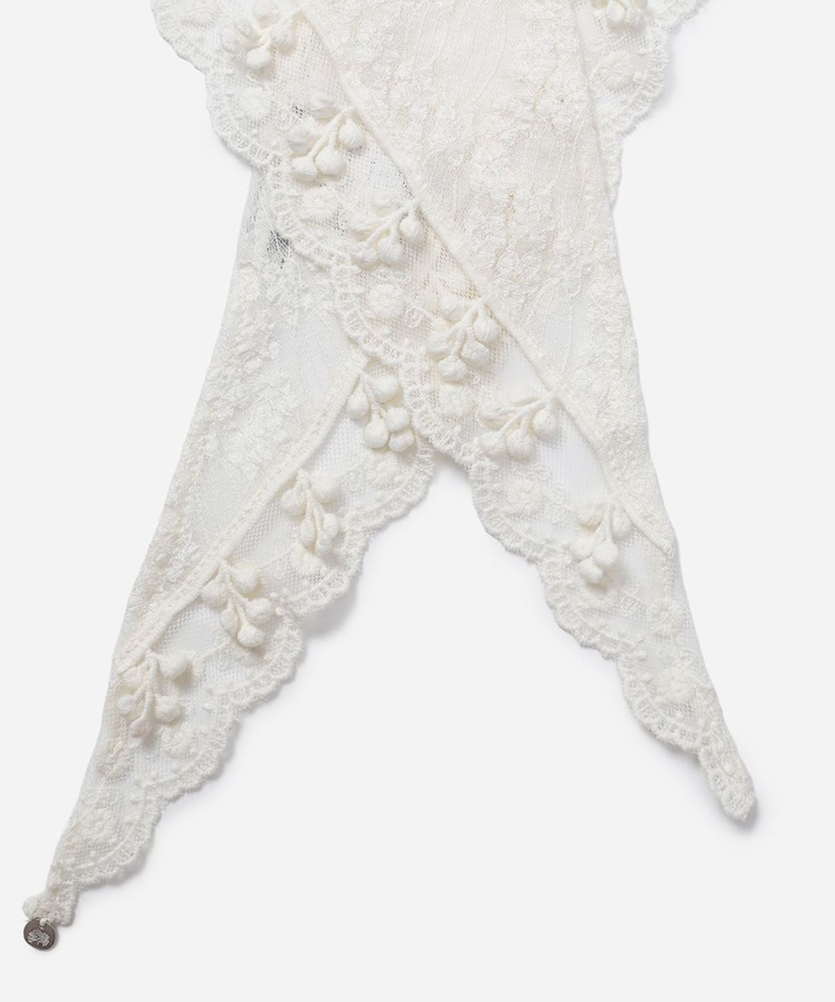 써스데이 아일랜드(THURSDAY ISLAND) 레이스 포인트 롱 스카프_T266MSF131W