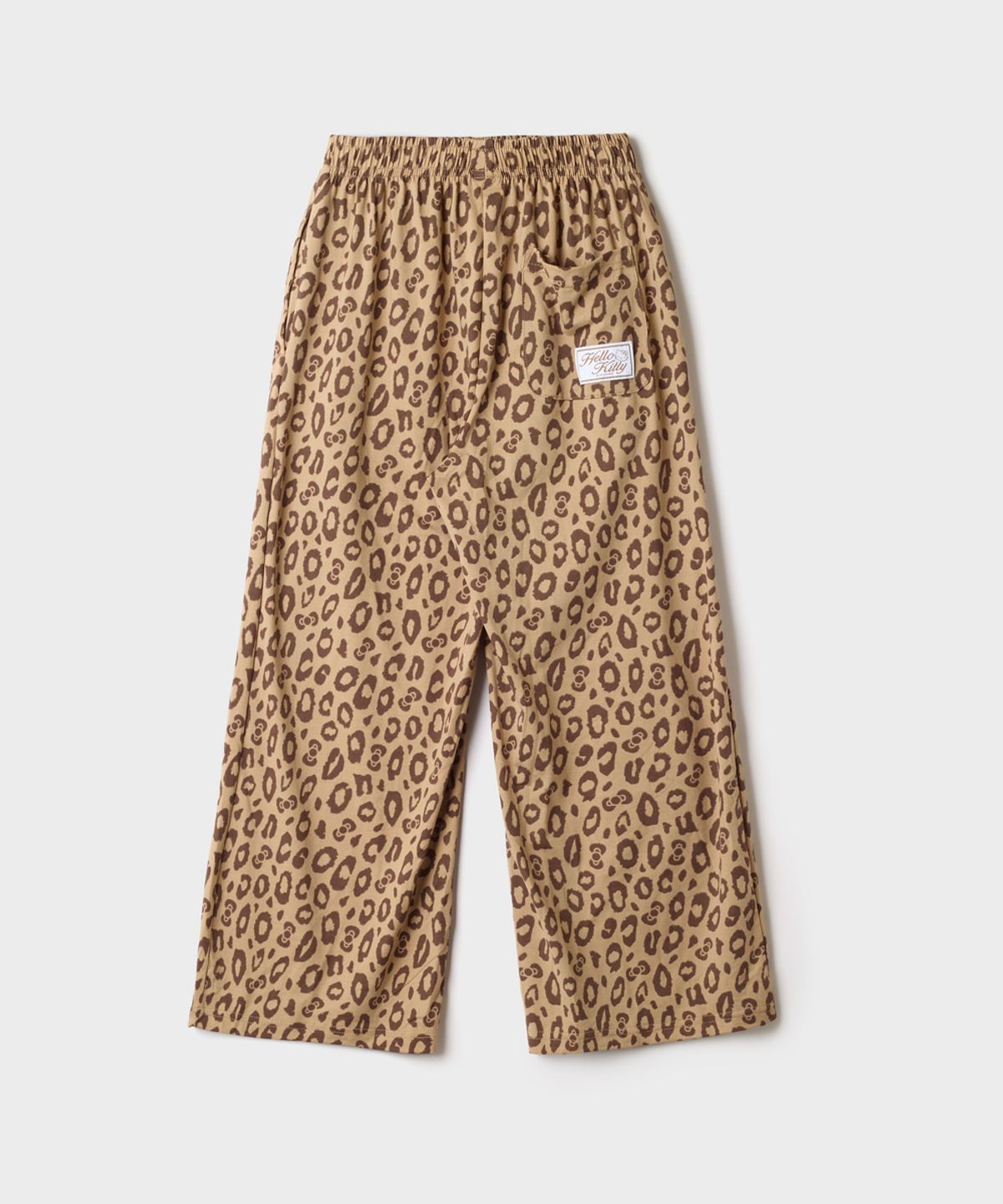 스파오 키즈(SPAO KIDS) [키즈] (헬로키티) 레오파드 피치스판 잠옷바지(Brown)_SPPPG4TKU7