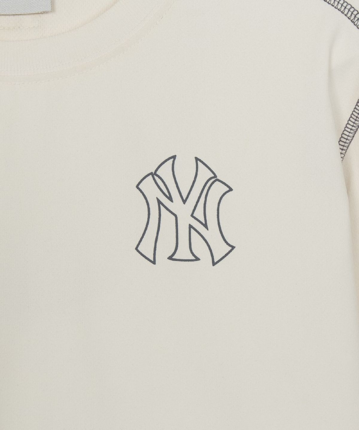 엠엘비 키즈(MLB KIDS) 스포티브 빅럭스 기능성 티셔츠 NY (Cream)