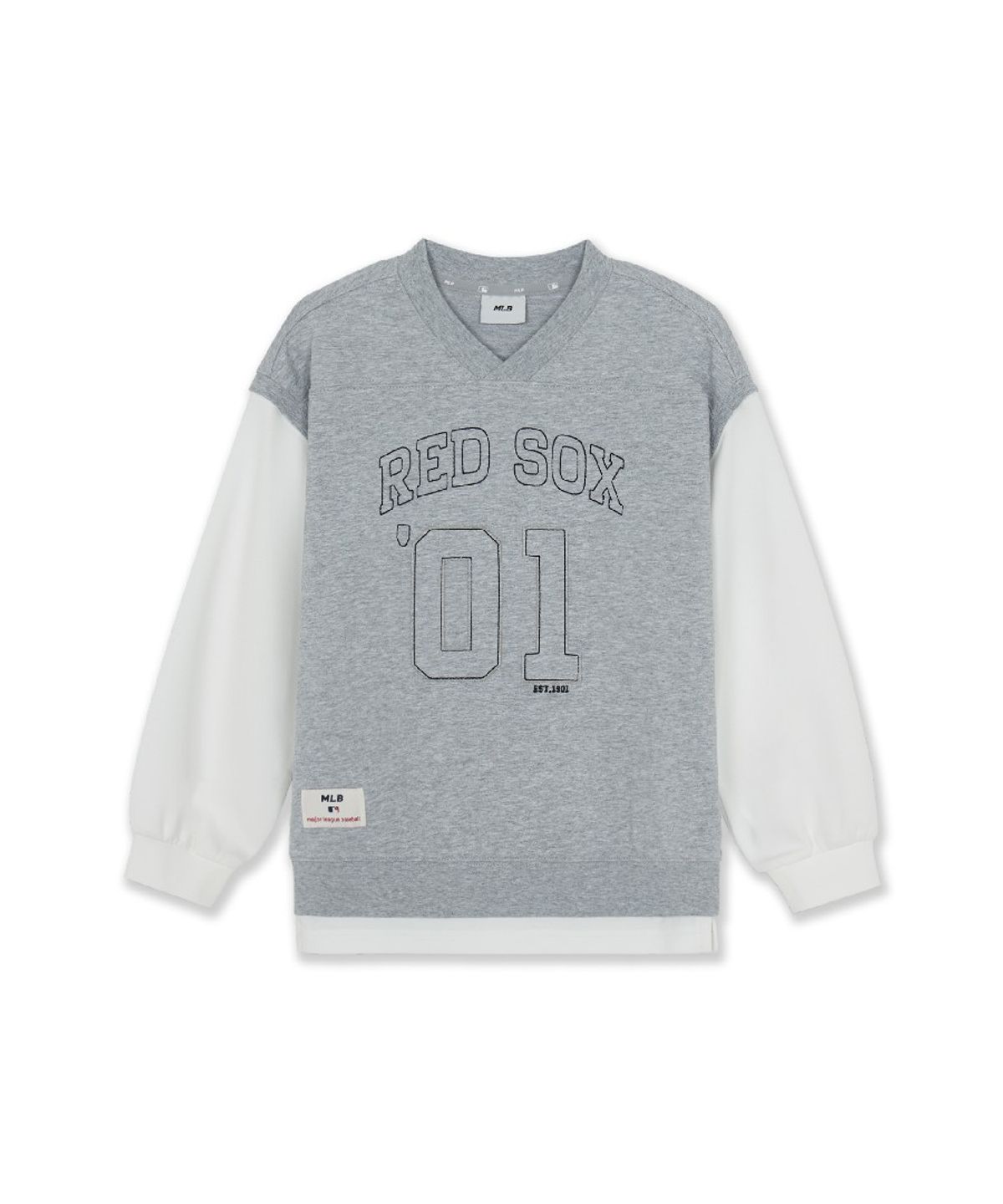 엠엘비 키즈(MLB KIDS) 스포티브 베스트 레이어드 세트 BOS (Melange Grey)