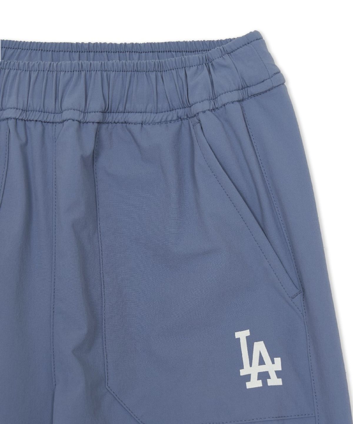 엠엘비 키즈(MLB KIDS) 스포티브 와이드 홑겹 우븐팬츠 LA (L.Indigo)