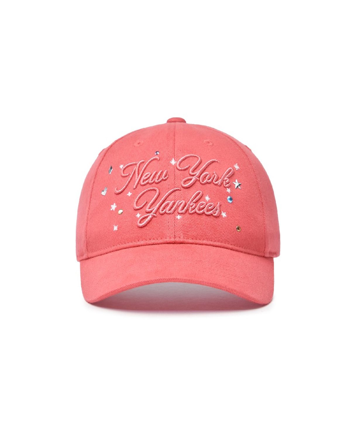 엠엘비 키즈(MLB KIDS) 여아 스톤비즈 피치트윌 볼캡 NY (D.Pink)