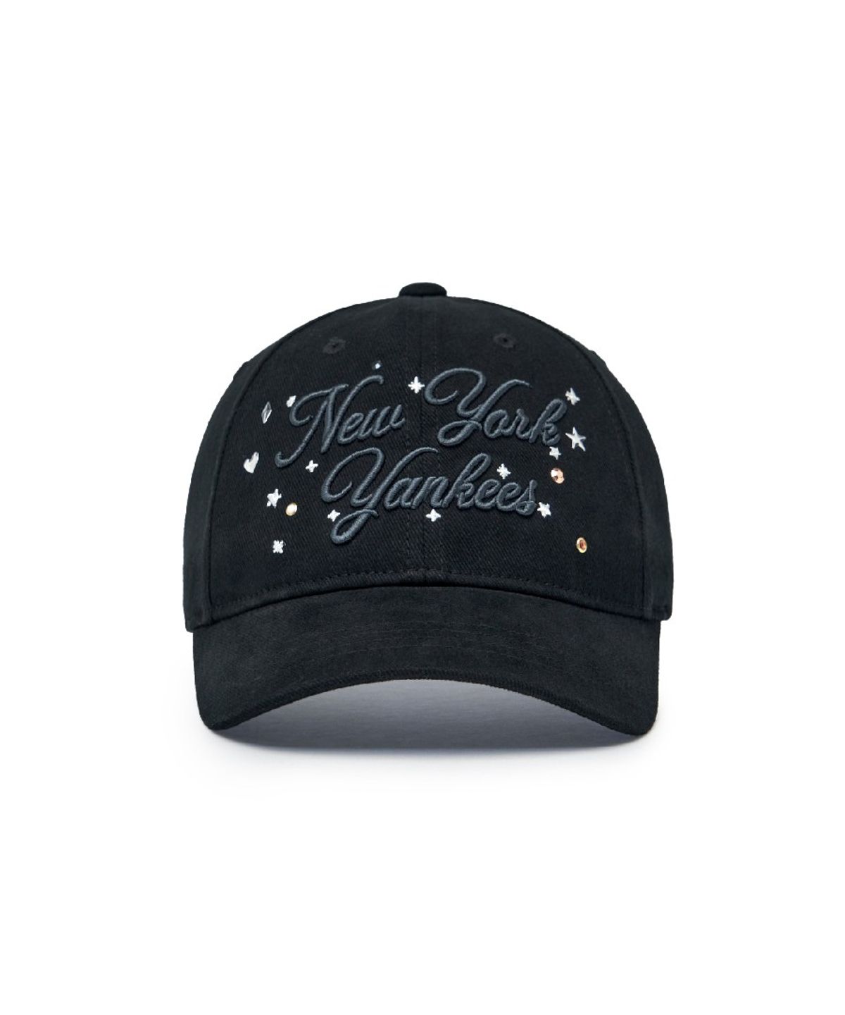 엠엘비 키즈(MLB KIDS) 여아 스톤비즈 피치트윌 볼캡 NY (Black)