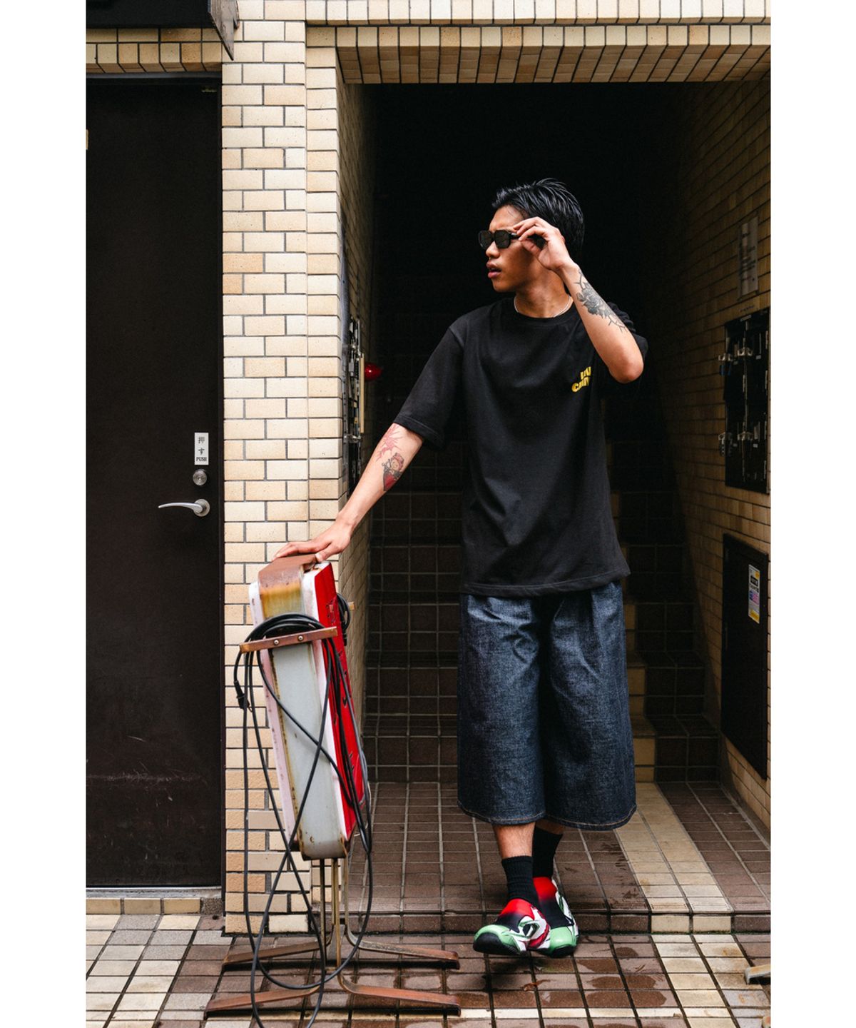 언커먼(UNCMN) SLICE OF BIKE T-SHIRT WHITE