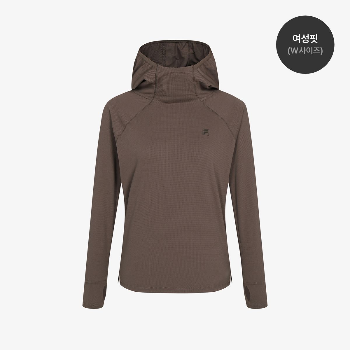 휠라(FILA) 러닝 메쉬 후드 긴팔티(FS263RL02U004002)