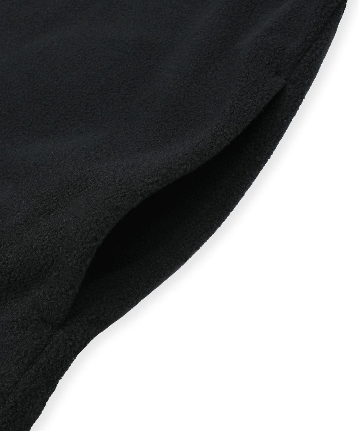 엑스톤즈(XTONZ) XJ148 커브드 지퍼 라이트 플리스 후드 집업 (BLACK)